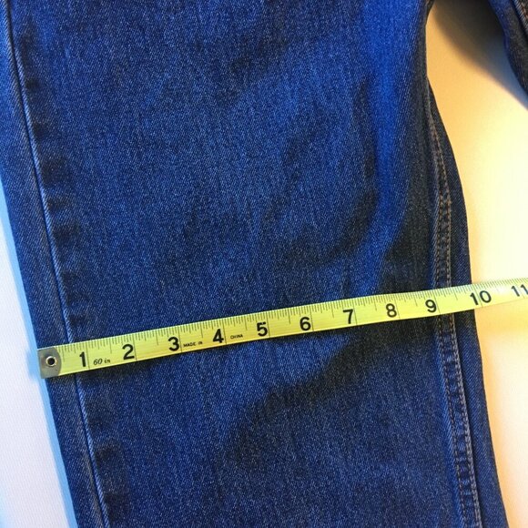 Levis 505 Jeans Mens Tagged Size 34x36 Measures 32x34.5 Straight Cut - Picture 13 of 14